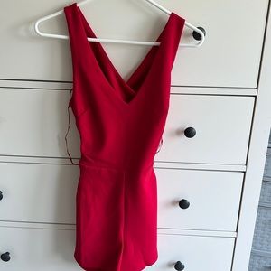 red romper